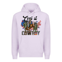 Lilac cool it cowboy Premium Hoodie - SublimationCraftShop