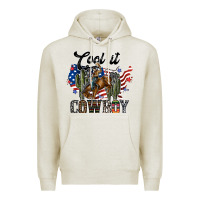 Oatmeal Heather cool it cowboy Premium Hoodie - SublimationCraftShop