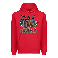 Red cool it cowboy Premium Hoodie - SublimationCraftShop