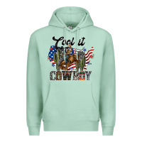 Seafoam cool it cowboy Premium Hoodie - SublimationCraftShop