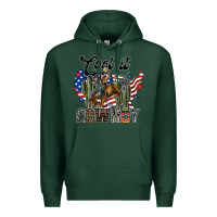 Sports Green cool it cowboy Premium Hoodie - SublimationCraftShop