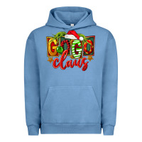 Pigment Pebble Blue christmas gogo claus Urban Hoodie - FaDigitalArtStudio