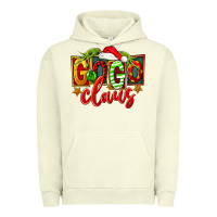 Pigment Pistachio christmas gogo claus Urban Hoodie - FaDigitalArtStudio