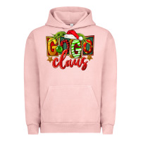 Pigment Salmon christmas gogo claus Urban Hoodie - FaDigitalArtStudio
