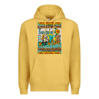 Antique Gold living on lake time air freshener Premium Hoodie - HRA Design Shop
