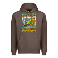 Coffee living on lake time air freshener Premium Hoodie - HRA Design Shop