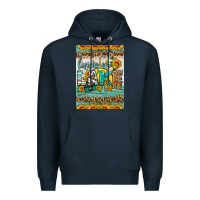 Navy living on lake time air freshener Premium Hoodie - HRA Design Shop