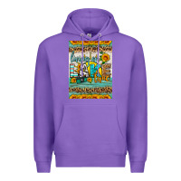 Purple living on lake time air freshener Premium Hoodie - HRA Design Shop