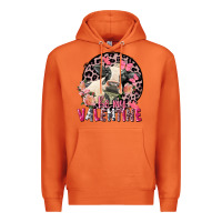 Carrot be my valentine holstein cow valentine's day Premium Hoodie - FaDigitalArtStudio
