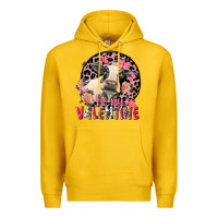 Lemon be my valentine holstein cow valentine's day Premium Hoodie - FaDigitalArtStudio