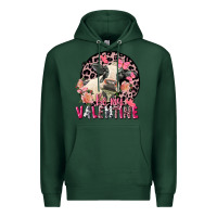 Sports Green be my valentine holstein cow valentine's day Premium Hoodie - FaDigitalArtStudio