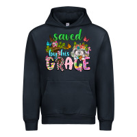 Navy Saved by his grace Urban Hoodie - Neo Western
