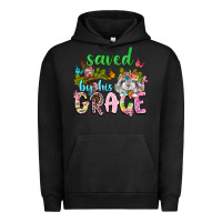 Pigment Black Saved by his grace Urban Hoodie - Neo Western