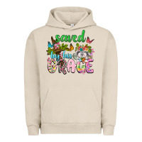Pigment French Oak Saved by his grace Urban Hoodie - Neo Western