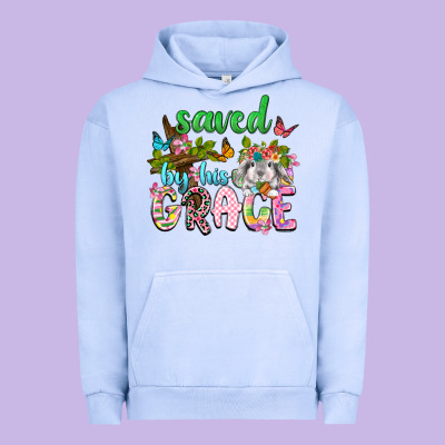 Saved By His Grace Urban Hoodie Designed By Neo Western