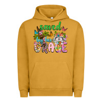 Pigment Peanut Butter Saved by his grace Urban Hoodie - Neo Western