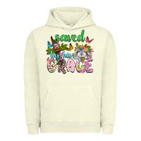 Pigment Pistachio Saved by his grace Urban Hoodie - Neo Western
