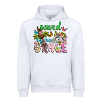 White Saved by his grace Urban Hoodie - Neo Western