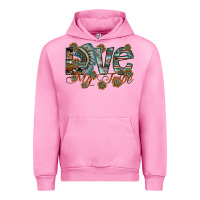 Fuchsia Pink love my tribe Urban Hoodie - SublimationCraftShop