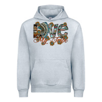 Heather Grey love my tribe Urban Hoodie - SublimationCraftShop