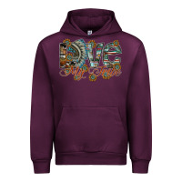 Mauve Wine love my tribe Urban Hoodie - SublimationCraftShop