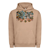 Pigment Burro love my tribe Urban Hoodie - SublimationCraftShop