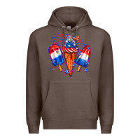 Coffee 4th of July ice creams Premium Hoodie - Neo Western