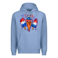 Colony Blue 4th of July ice creams Premium Hoodie - Neo Western