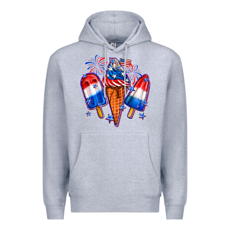 4th Of July Ice Creams Premium Hoodie by Neo Western | Teevron