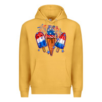 Mustard 4th of July ice creams Premium Hoodie - Neo Western