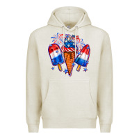 Oatmeal Heather 4th of July ice creams Premium Hoodie - Neo Western
