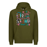 Army Green when life gives you more than you can stand kneel Premium Hoodie - AdoDesignShop