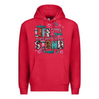 Cardinal when life gives you more than you can stand kneel Premium Hoodie - AdoDesignShop