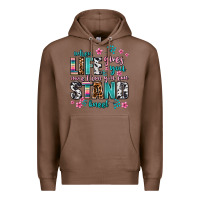 Chestnut when life gives you more than you can stand kneel Premium Hoodie - AdoDesignShop