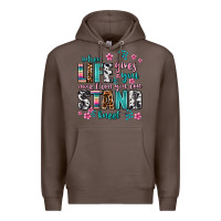 Coffee when life gives you more than you can stand kneel Premium Hoodie - AdoDesignShop