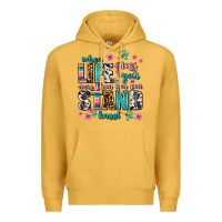 Mustard when life gives you more than you can stand kneel Premium Hoodie - AdoDesignShop