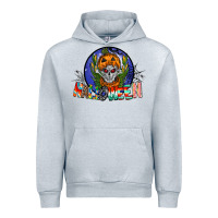 Heather Grey halloween Urban Hoodie - CowhideDigitalArt