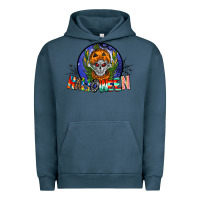 Pigment Midnight Navy halloween Urban Hoodie - CowhideDigitalArt