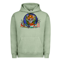 Pigment Oil Green halloween Urban Hoodie - CowhideDigitalArt