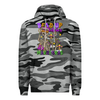 Slate Camo bead up bitches it's mardi gras skeleton Premium Hoodie - FaDigitalArtStudio