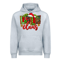 Heather Grey christmas lele claus Urban Hoodie - FaDigitalArtStudio