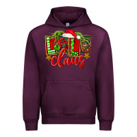 Mauve Wine christmas lele claus Urban Hoodie - FaDigitalArtStudio