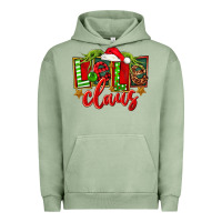 Pigment Oil Green christmas lele claus Urban Hoodie - FaDigitalArtStudio