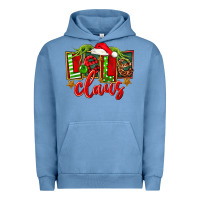 Pigment Pebble Blue christmas lele claus Urban Hoodie - FaDigitalArtStudio