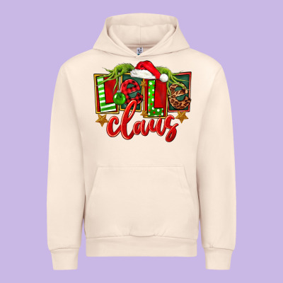 Christmas Lele Claus Urban Hoodie Designed By Fadigitalartstudio