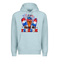 Blue Mist 4th of July ice creams tastes like freedom Premium Hoodie - Neo Western