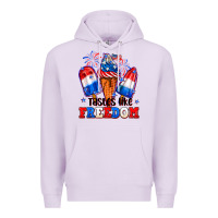4th Of July Ice Creams Tastes Like Freedom Premium Hoodie | Teevron