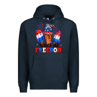 Navy 4th of July ice creams tastes like freedom Premium Hoodie - Neo Western