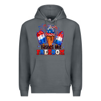 Rock 4th of July ice creams tastes like freedom Premium Hoodie - Neo Western