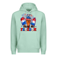 Seafoam 4th of July ice creams tastes like freedom Premium Hoodie - Neo Western